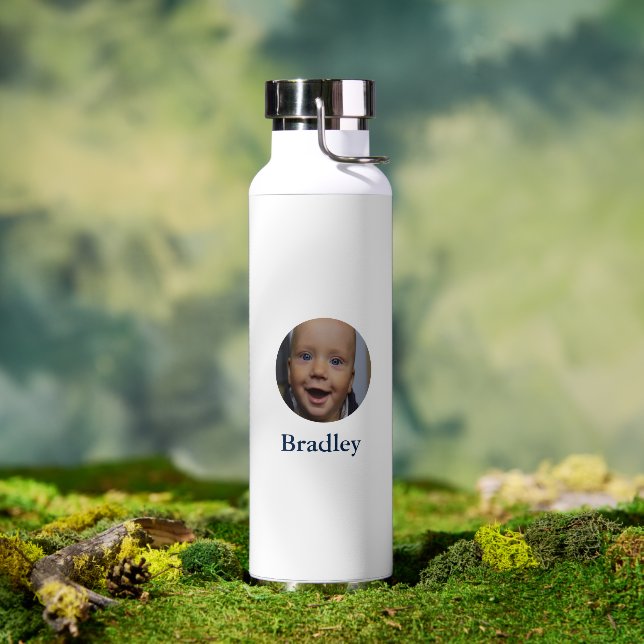 Custom baby photo personalized water bottle (Outdoor)