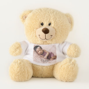 Custom Baby Photo Teddy Bear