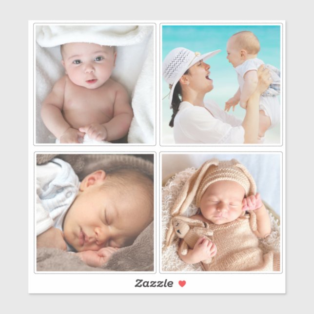 Custom Baby Photos Sticker (Sheet)