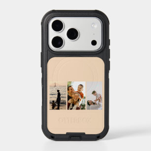Custom Baby Pink 3 Photo Collage OtterBox Case