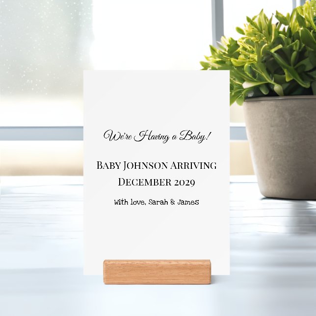 Custom Baby Reveal Card Holder (Insitu 1)
