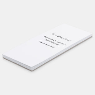 Custom Baby Reveal Card Magnetic Notepad