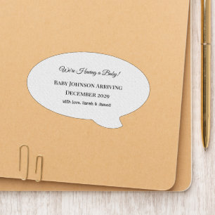 Custom Baby Reveal Card Patch