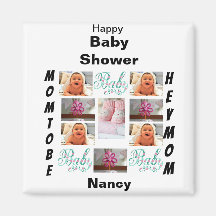 Custom Baby Shower 11 Photo Collage