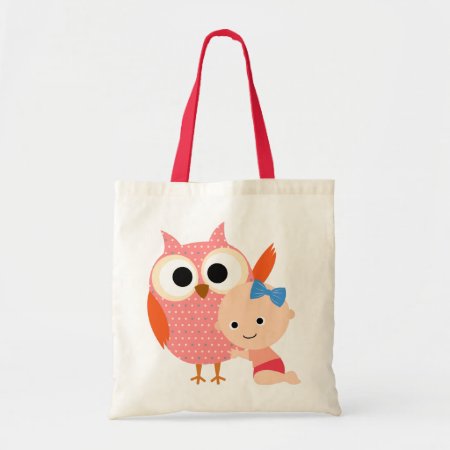 Custom Baby Shower/birthday Owl Tote Bag