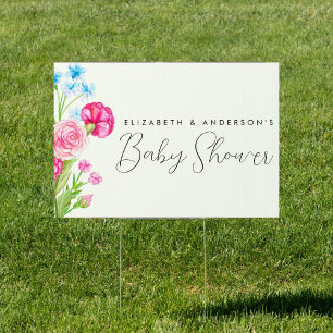 Custom Baby Shower Directional Arrow Event Signage