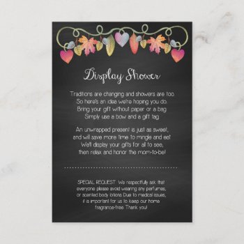Custom Baby Shower Display Card by maternity_tees at Zazzle