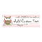 Custom Baby Shower Owl banner