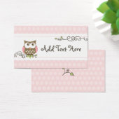 Custom baby shower owl tag (Desk)