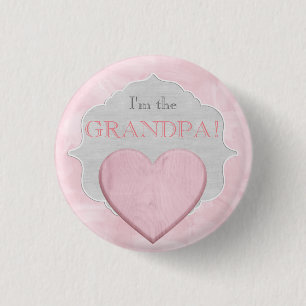 Custom Baby Shower Party I'm the Grandpa Button