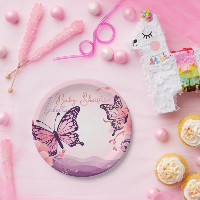 Custom Baby Shower Plato Paper Plates (Party)