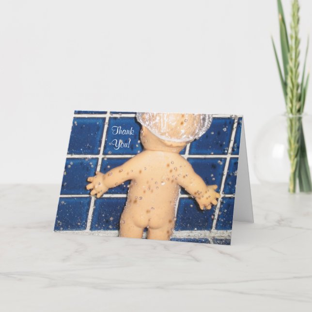 Custom Baby Shower Thank You Card for Boy or Girl (Front)