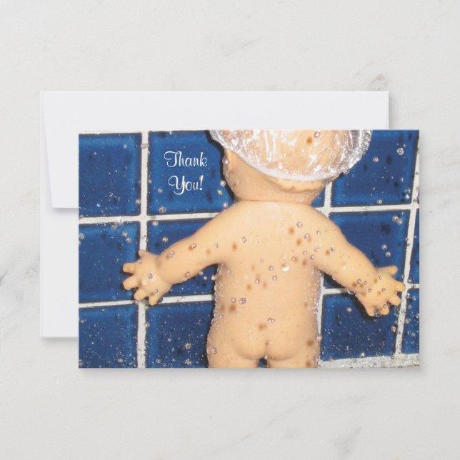 Custom Baby Shower Thank You Card for Boy or Girl (Front)