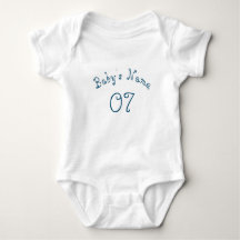 Custom Baby Sports Jersey With Custom Name Number 