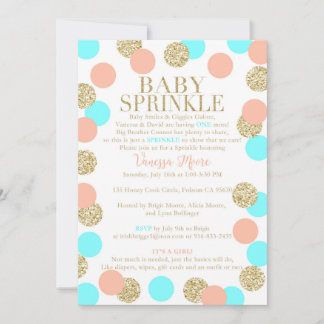 Custom Baby Sprinkle Invitation