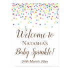 Custom Baby Sprinkle Welcome Sign