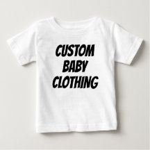 Custom Baby T-Shirt Blank Template