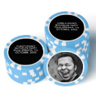 Custom Bachelor Favor Golf Marker Poker Chips