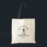 Custom Bachelor Party Favor Golf Trip Groomsmen Tote Bag<br><div class="desc">Carry your bachelor party essentials in style with this "Last Swing Before the Ring" custom tote bag! A fun and modern design,  perfect for golf trips,  wedding celebrations,  and groomsmen gifts!</div>