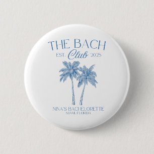Custom Bachelorette Party Beach Bridal 2025  Button