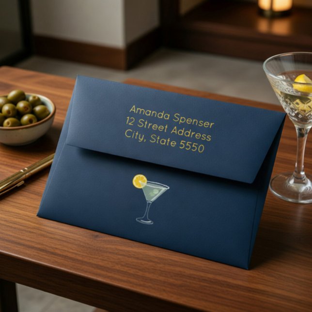 Custom Bachelorette Party Envelope with Margarita (Creator Uploaded)