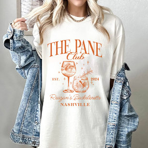Custom Bachelorette Retro Cocktail Orange T-Shirt