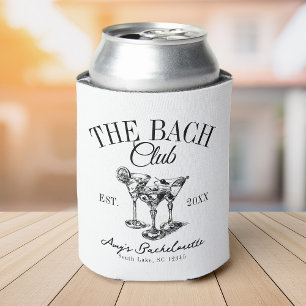 Custom Bachelorette The Bach Club Bridesmaid Favor Can Cooler