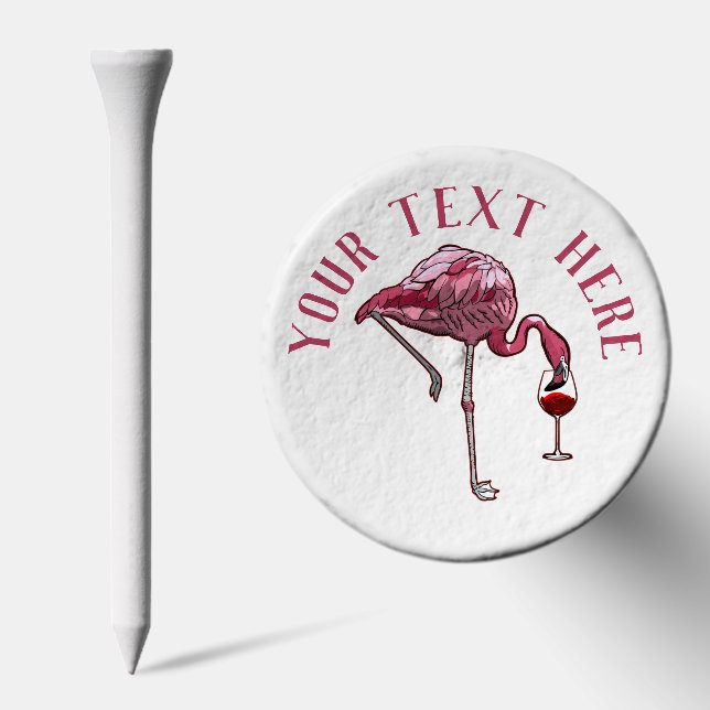 Custom Bachelorette Weekend Flamingo Gag Golf Tees (Combo)