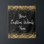 Custom Backdrop Birthday Party Photo Booth Black<br><div class="desc">custom backdrop for photo booth,  sparkle birthday twinkle 15th 18th,  glitter anniversary sweet 16 16th,  personalized 30th 21st 25th 35th,  bridal shower hen do weekend,  wedding night sparkly son boy,  boho bach prop bachelorette party,  quinceanera 40th 50th 60th 70th,  20th vow renewal graduation uni,  daughter girl black white gold</div>