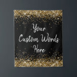 Custom Backdrop Birthday Party Photo Booth Black<br><div class="desc">custom backdrop for photo booth,  sparkle birthday twinkle 15th 18th,  glitter anniversary sweet 16 16th,  personalized 30th 21st 25th 35th,  bridal shower hen do weekend,  wedding night sparkly son boy,  boho bach prop bachelorette party,  quinceanera 40th 50th 60th 70th,  20th vow renewal graduation uni,  daughter girl black white gold</div>