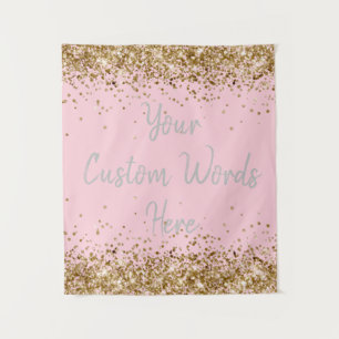Custom Backdrop Birthday Party Photo Booth Blush