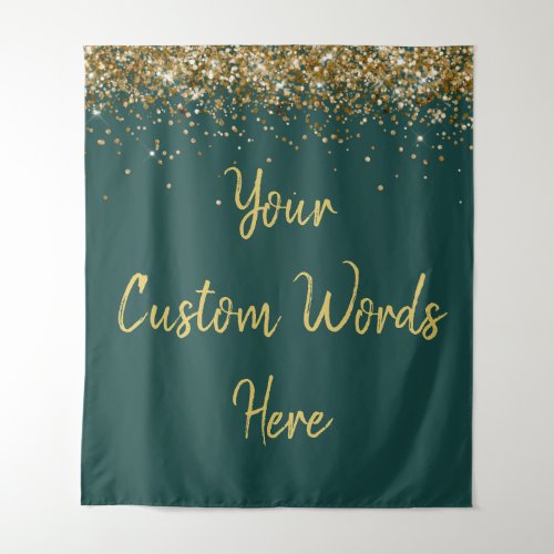 Custom Backdrop Birthday Party Photo Booth Green