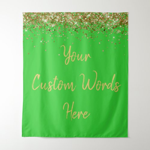Custom Backdrop Birthday Party Photo Booth Lime