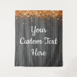 Custom Backdrop Birthday Party Photo Booth Orange
