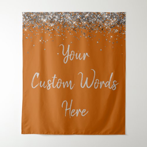 Custom Backdrop Birthday Party Photo Booth Orange