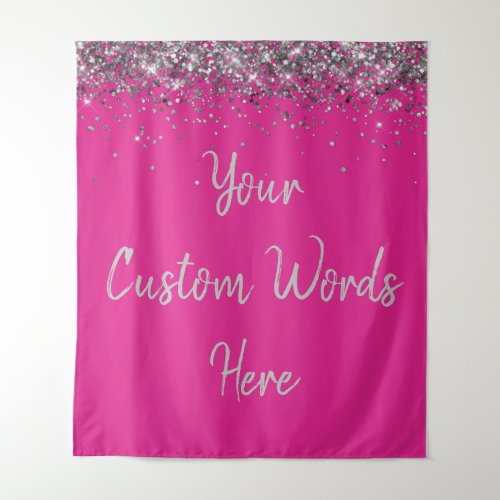 Custom Backdrop Birthday Party Photo Booth Pink