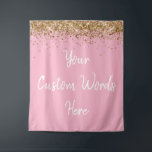 Custom Backdrop Birthday Party Photo Booth Pink<br><div class="desc">custom backdrop for photo booth,  hen weekend wedding photobooth sparkly,  sweet 16 quinceanera 40th 50th,  sparkle birthday party personalized 30th,  fifteen 15th sweet sixteen 16th,  twenty-fifth 25th twenty first prop,  pink white gold baby shower,  daughter girl wife twinkle glitter,  granddaughter son boy 5th fifth,  anniversary bridal 20th 10th 80th</div>