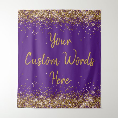 Custom Backdrop Birthday Party Photo Booth Purple