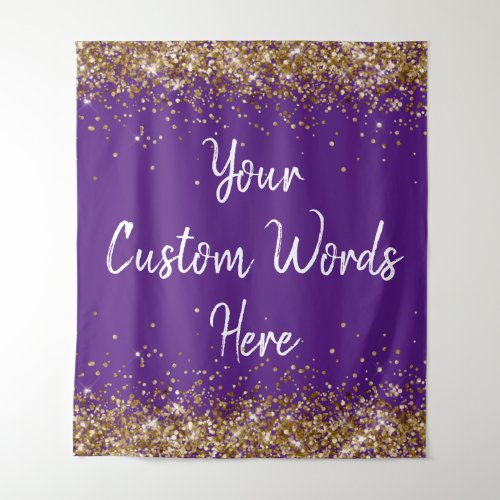 Custom Backdrop Birthday Party Photo Booth Purple