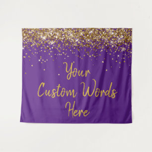 Custom Backdrop Birthday Party Photo Booth Purple