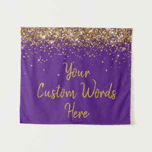 Custom Backdrop Birthday Party Photo Booth Purple