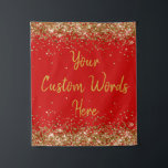 Custom Backdrop Birthday Party Photo Booth Red<br><div class="desc">custom backdrop for photo booth,  birthday party twinkle 15th 18th,  glitter anniversary sweet 16 16th,  personalized 30th 21st 25th 35th,  bridal shower hen do wedding,  boy son man husband daughter,  girl wife prop bachelorette sparkle,  quinceanera 40th 50th 60th 70th,  bride sparkly vow renewal graduation,  10th grad Christmas red gold</div>