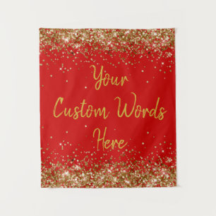 Custom Backdrop Birthday Party Photo Booth Red