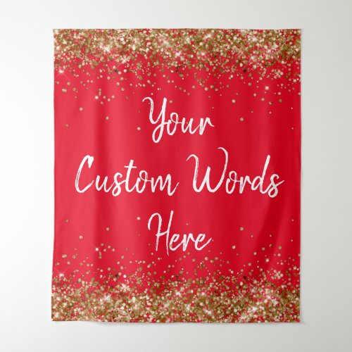 Custom Backdrop Birthday Party Photo Booth Red