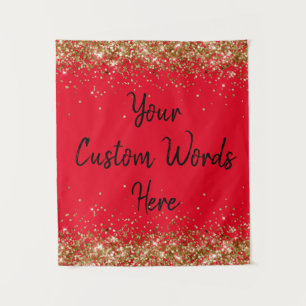 Custom Backdrop Birthday Party Photo Booth Red