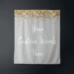 Custom Backdrop Birthday Party Photo Booth Silver<br><div class="desc">custom backdrop for photo booth,  hen weekend wedding photobooth sparkly,  sweet 16 quinceanera 40th 50th,  sparkle birthday party personalized 30th,  fifteen 15th sweet sixteen 16th,  twenty-fifth 25th twenty first prop,  silver gray grey white gold,  son boy man husband grandson,  twinkle glitter anniversary 5th fifth,  bridal shower 20th 10th 80th</div>