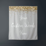 Custom Backdrop Birthday Party Photo Booth Silver<br><div class="desc">custom backdrop for photo booth,  hen weekend wedding photobooth sparkly,  sweet 16 quinceanera 40th 50th,  sparkle birthday party personalized 30th,  fifteen 15th sweet sixteen 16th,  twenty-fifth 25th twenty first prop,  silver gray grey white gold,  son boy man husband grandson,  twinkle glitter anniversary 5th fifth,  bridal shower 20th 10th 80th</div>