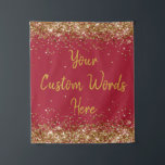 Custom Backdrop Birthday Party Photobooth Burgundy<br><div class="desc">custom backdrop for photo booth,  birthday party twinkle 15th 18th,  glitter anniversary sweet 16 16th,  personalized 30th 21st 25th 35th,  bridal shower hen do wedding,  boy son man husband daughter,  girl wife prop bachelorette sparkle,  quinceanera 40th 50th 60th 70th,  bride sparkly vow renewal graduation,  10th grad burgundy red gold</div>