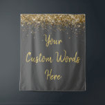 Custom Backdrop Birthday Party Photobooth Charcoal<br><div class="desc">custom backdrop for photo booth,  hen weekend wedding photobooth sparkly,  sweet 16 quinceanera 40th 50th,  sparkle birthday party personalized 30th,  fifteen 15th sweet sixteen 16th,  twenty-fifth 25th twenty first prop,  charcoal gray gold baby shower,  daughter girl wife twinkle glitter,  granddaughter  boy 5th fifth,  anniversary bridal 20th 10th 80th</div>