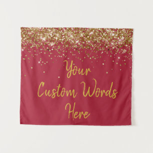 Custom Backdrop Birthday Photo Booth Burgundy Prop